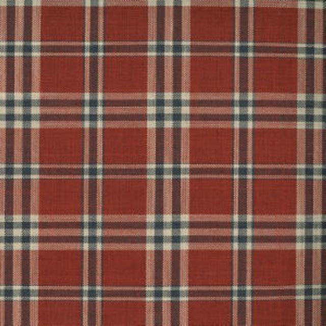 Norbar Fabric Pollack Brick CHECKER 100% POLYESTER CHINA 3 3/4" 3 3/4"H 56 - My Fabric Connection -