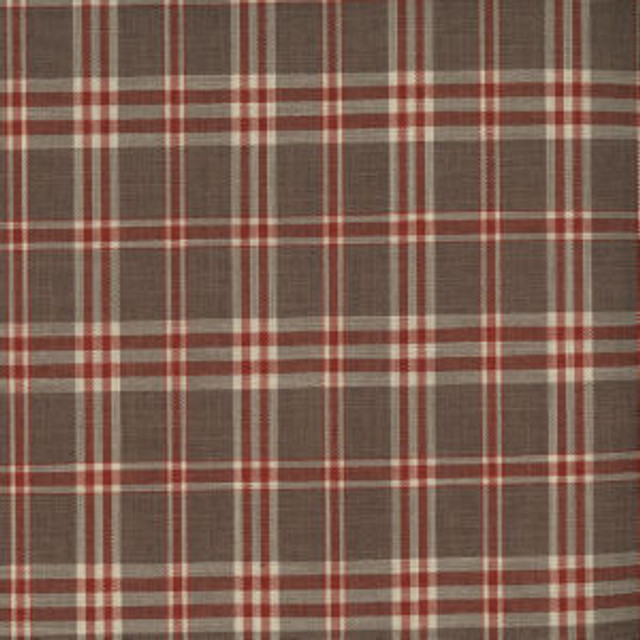 Norbar Fabric Pollack Redstone CHECKER 100% POLYESTER CHINA 3 3/4" 3 3/4"H 56 - My Fabric Connection -