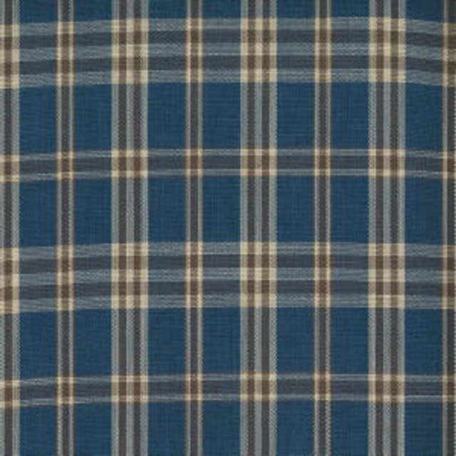 Norbar Fabric Pollack Wedgewood CHECKER 100% POLYESTER CHINA 3 3/4" 3 3/4"H 56 - My Fabric Connection -