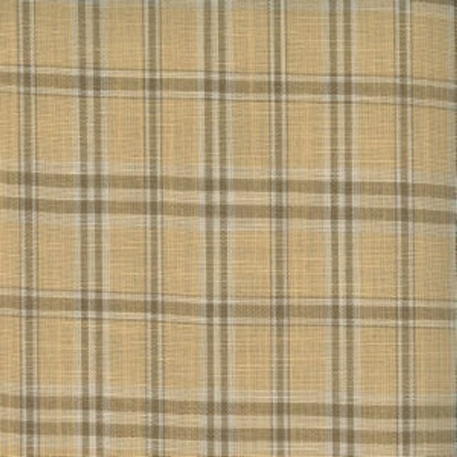 Norbar Fabric Pollack Wheat CHECKER 100% POLYESTER CHINA 3 3/4" 3 3/4"H 56 - My Fabric Connection -