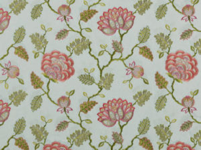 Norbar Fabric Wilder Petal 73 52% POLYESTER 48% COTTON INDIA 12 1/2"V 17"H 51 - My Fabric Connection -