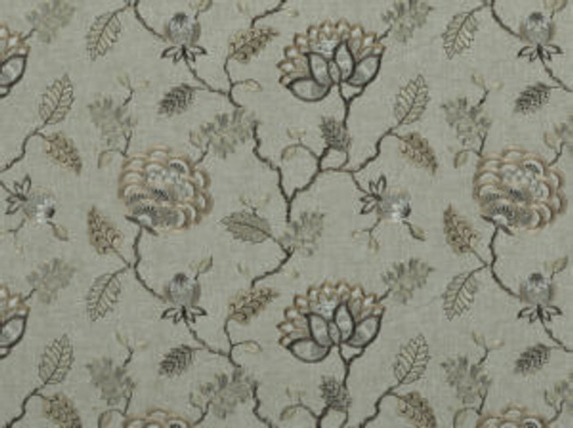 Norbar Fabric Wilder Travertine 145 52% POLYESTER 48% COTTON INDIA 12 1/2"V 17"H 51 - My Fabric Connection -