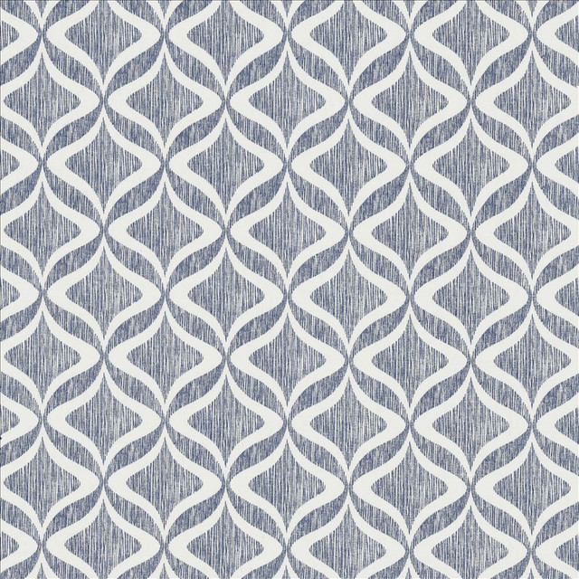 Kasmir Fabric Lola Navy 1456 100% Cotton
 TURKMENISTAN 30,000 Wyzenbeek Double Rubs Horizontal: 3 3/8 inches and Vertical: 3 3/8 inches 54 - My Fabric Connection -