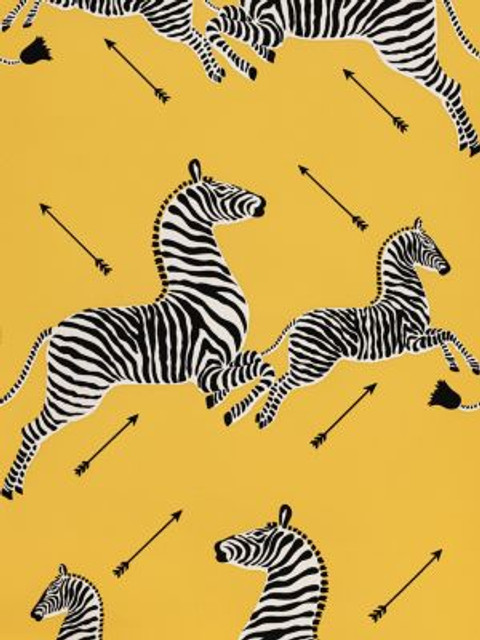 Scalamandre Wallpaper Zebras | Wallpaper Yellow SCWP81388M0006 ZEBRAS U.S.A. Horizontal: 37.5" and Vertical: 26" 26 - My Fabric Connection - Scalamandre Wallpaper Zebras | Wallpaper Yellow SCWP81388M0006 ZEBRAS U.S.A. Horizontal: 37.5" and Vertical: 26" 26 - My Fabric Connection -