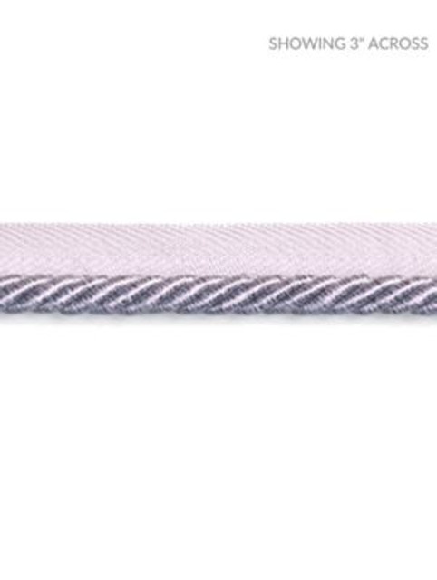 Scalamandre Trim Boulevard Cord Lilac SCC3140012 NOVANTA PASSEMENTERIE 15% POLYESTER 1% ACRYLIC, 48% COTTON 19% RAYON 17% FIBRANNE CHINA LIGHT DUTY Horizontal: 0" and Vertical: 0" 0.25 - My Fabric Connection -