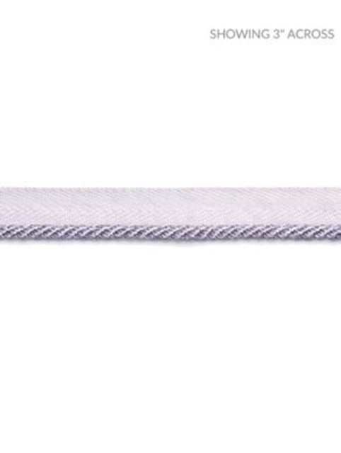 Scalamandre Trim Avenue Cord Lilac SCC3150012 NOVANTA PASSEMENTERIE 16% FIBRANNE 2% ACRYLIC, 38% POLYESTER 26% COTTON 18% RAYON CHINA LIGHT DUTY Horizontal: 0" and Vertical: 0" 0.13 - My Fabric Connection -