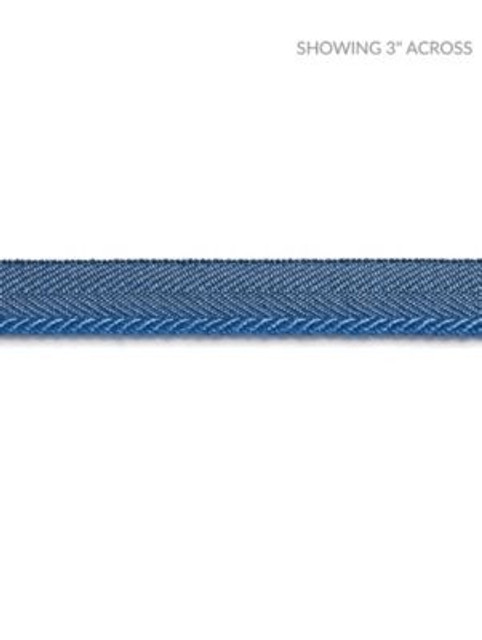 Scalamandre Trim Avenue Cord Federal Blue SCC3150019 NOVANTA PASSEMENTERIE 16% FIBRANNE 2% ACRYLIC, 38% POLYESTER 26% COTTON 18% RAYON CHINA LIGHT DUTY Horizontal: 0" and Vertical: 0" 0.13 - My Fabric Connection -