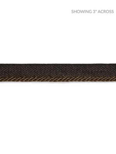 Scalamandre Trim Avenue Cord Chocolate SCC3150023 NOVANTA PASSEMENTERIE 16% FIBRANNE 2% ACRYLIC, 38% POLYESTER 26% COTTON 18% RAYON CHINA LIGHT DUTY Horizontal: 0" and Vertical: 0" 0.13 - My Fabric Connection -