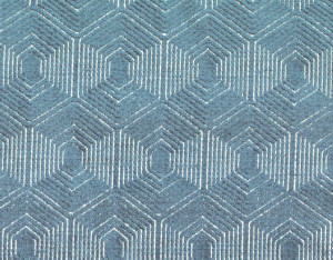 Norbar Fabric Daytona Indigo 61% VISCOSE 24% POLYESTER INDIA 4 1/2"V 2 1/4"H 54 - My Fabric Connection -