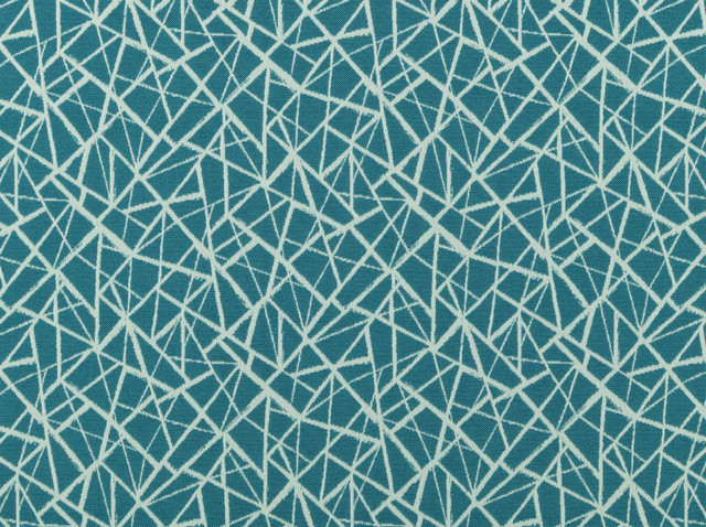 Norbar Fabric Jablo Teal 596 100% POLYESTER JACQUARD CHINA 7 1/2"V 7 3/4"H 61 - My Fabric Connection -