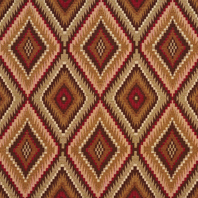 Charlotte Fabric 5724 Adobe Tucson Woven Patterns 82% Polyester, 18% Cotton Asia Exceeds 70,000 Wyzenbeek Rubs (Heavy Duty) Horizontal: 7" x Vertical: 10" 54 Inches - My Fabric Connection -