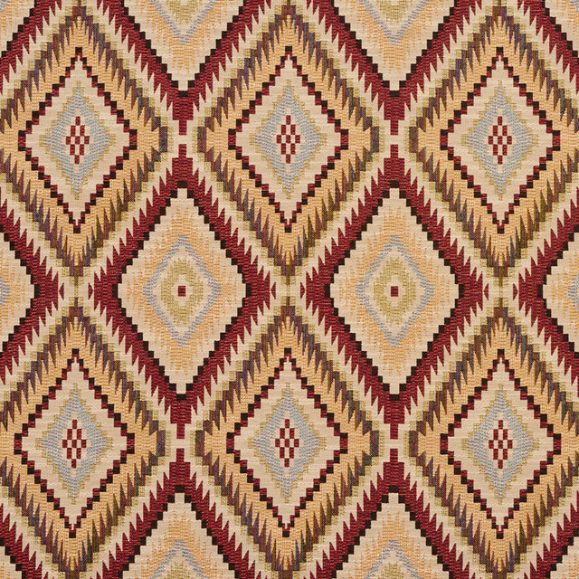 Charlotte Fabric 5728 Veranda Tucson Woven Patterns 82% Polyester, 18% Cotton Asia Exceeds 70,000 Wyzenbeek Rubs (Heavy Duty) Horizontal: 7" x Vertical: 10" 54 Inches - My Fabric Connection -
