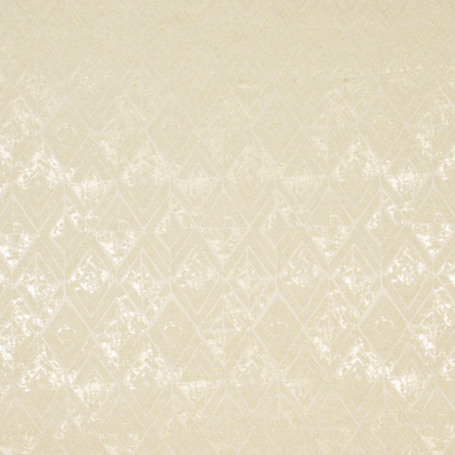Carole Fabric Hologram Beige Birch 93% Polyester, 7% Metallic Turkey N/A </p><p>Repeat: 8 1/4" V, 7" H 54" - My Fabric Connection -