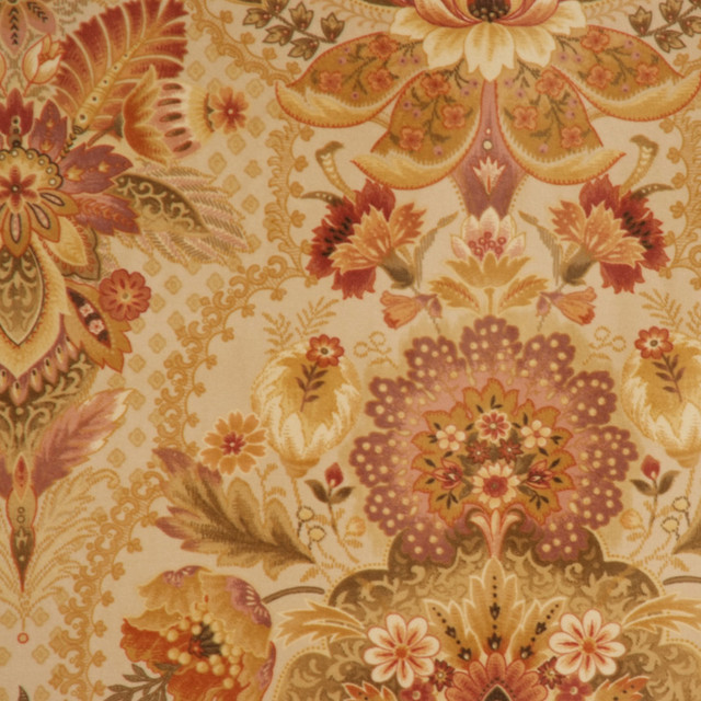 RM CoCo Fabric 1528Cb Almond Lavender Antiqua 100% Cotton 9000 Horizontal: 27 and Vertical: 13.5 54 - My Fabric Connection -