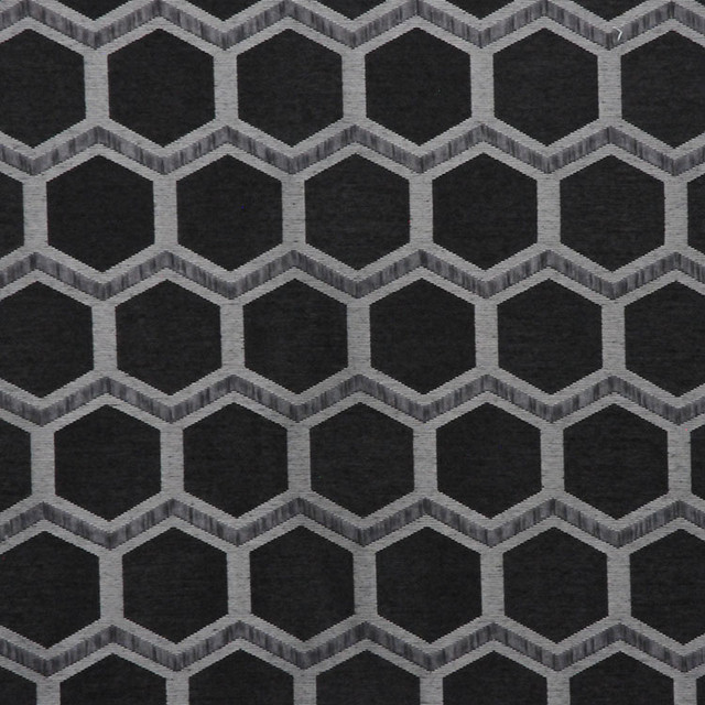 RM CoCo Fabric A0495 Graphite Harbin 74% POLYESTER 26% VISCOSE Horizontal: 3.5 and Vertical: 6.75 55 - My Fabric Connection -