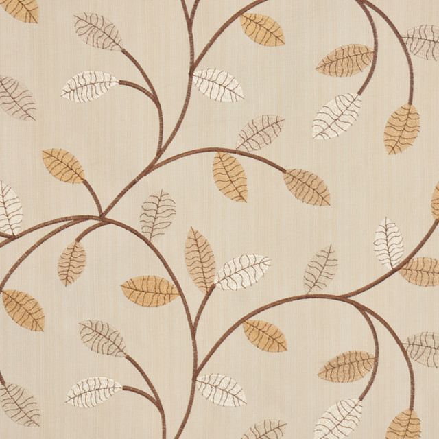 RM CoCo Fabric A0363 Latte Thistle And Thyme 70% Polyester 30% Viscose Horizontal: 17.32 and Vertical: 9.525 51 - My Fabric Connection -