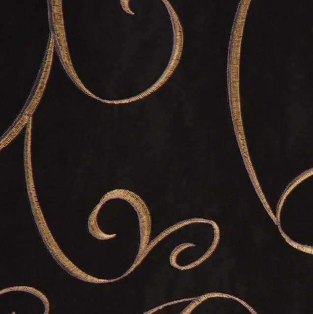 RM CoCo Fabric Dauphine Black Parisian Nights 55% Polyester 45% Nylon Horizontal: 10.25 and Vertical: 11 53 - My Fabric Connection -