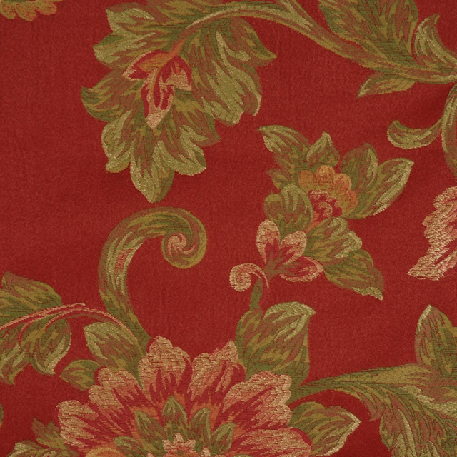 RM CoCo Fabric Q115 Garnet Briar Rose 51% VISCOSE 49% POLYESTER Horizontal: 13.38 and Vertical: 25.13 54 - My Fabric Connection -