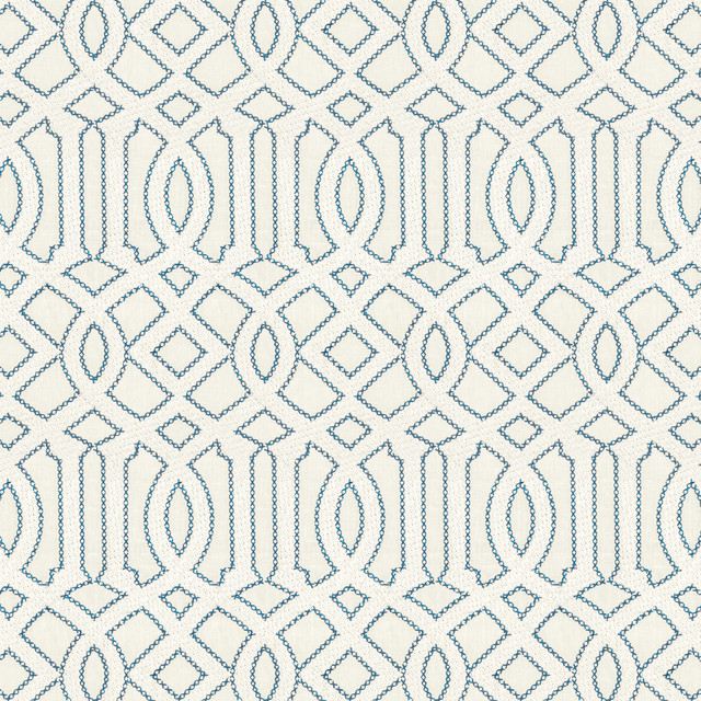 Bassett Mcnab Fabric 7801-4 Interlachen Emb Cloud 100%LIN INDIA </p><p>Repeat: 12.5 53 in - My Fabric Connection -