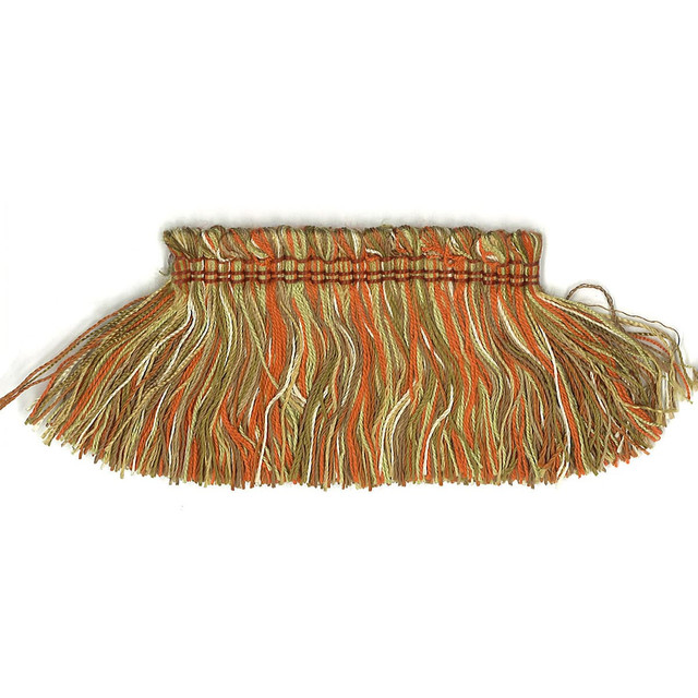 Stout Trim Debonair 12 Tangerine ART OF DESIGN TRIM-2 BRUSH FRINGE 100%SVI CHINA </p><p>Repeat: 0 2 in - My Fabric Connection -