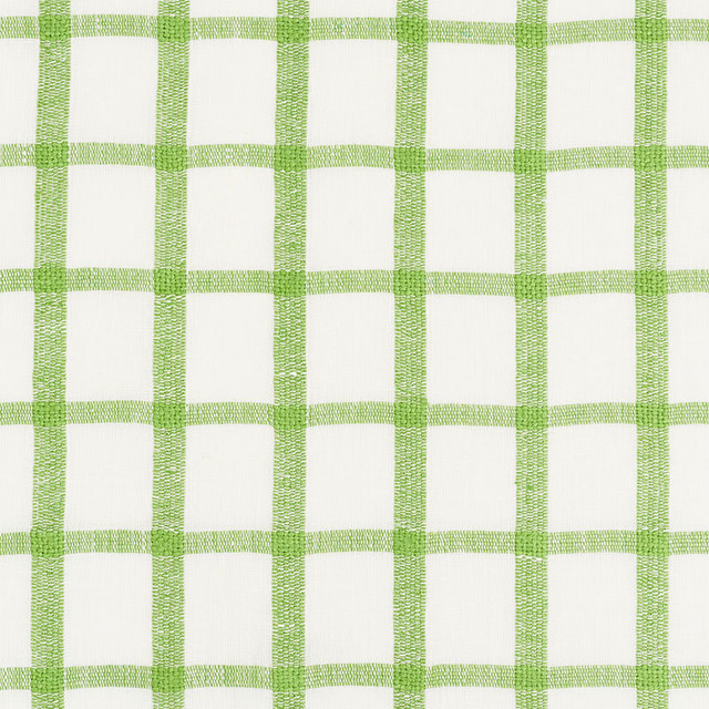 Schumacher Fabric Pauline Check Casement Leaf 72071 VOGUE LIVING See Sample INDIA - </p><p>Repeat: Horizontal: 2" (5CM) and Vertical: 2" (5CM) 53" (135CM) - My Fabric Connection -