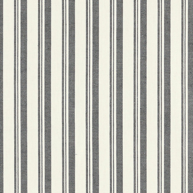 Schumacher Fabric Capri Black/White 69441 MILES REDD See Sample ITALY - </p><p>Repeat: Horizontal: 1 5/8" (4CM) and Vertical: - 60" (152CM) - My Fabric Connection -