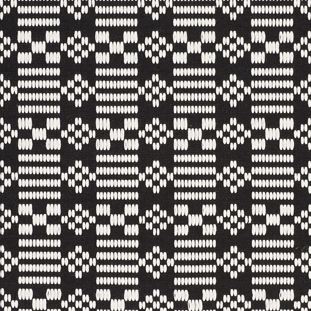 Schumacher Fabric Wilson Embroidery Black 76791 FOLK ART See Sample INDIA - </p><p>Repeat: Horizontal: 2 7/8" (7CM) and Vertical: 3 1/4" (8CM) 54 1/2" (138CM) - My Fabric Connection -