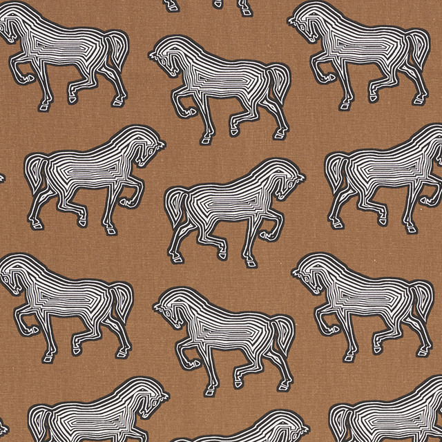 Schumacher Fabric Faubourg Brown 178012 CLUB CAVALIER See Sample UNITED STATES OF AMERICA HEAVY DUTY </p><p>Repeat: Horizontal: 10 3/4" (27CM) and Vertical: 8 1/2" (22CM) 54 1/2" (138CM) - My Fabric Connection -