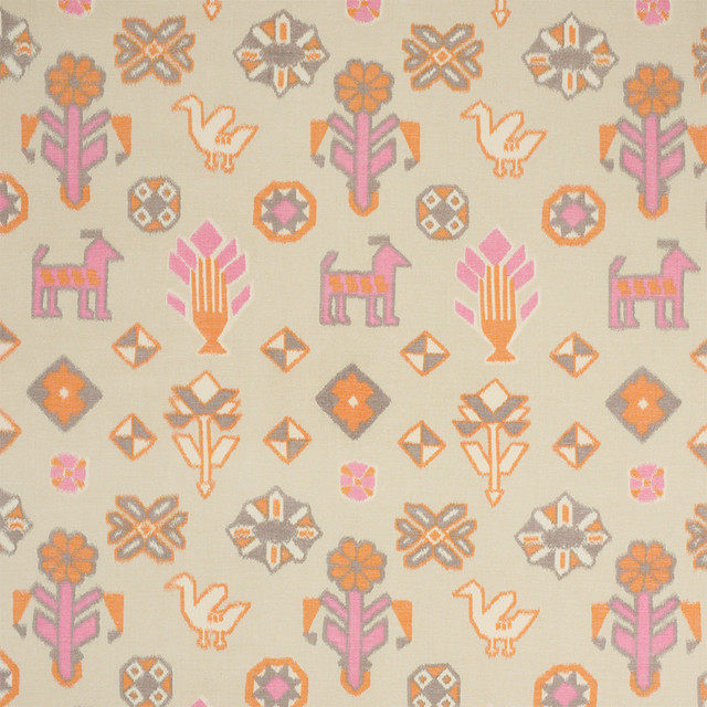 Schumacher Fabric Chuska Warp Print Pink & Orange 78142 TRUE WEST See Sample INDIA - </p><p>Repeat: Horizontal: 18" (46CM) and Vertical: 29" (74CM) 54 1/2" (138CM) - My Fabric Connection - Schumacher Fabric Chuska Warp Print Pink & Orange 78142 TRUE WEST See Sample INDIA - </p><p>Repeat: Horizontal: 18" (46CM) and Vertical: 29" (74CM) 54 1/2" (138CM) - My Fabric Connection -