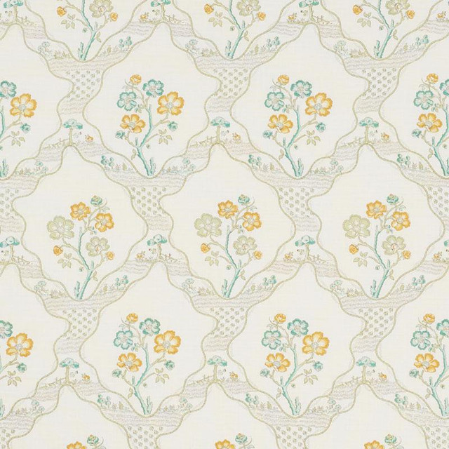 Schumacher Fabric Marella Leaf 176852 Country Chic 10.75" - My Fabric Connection -