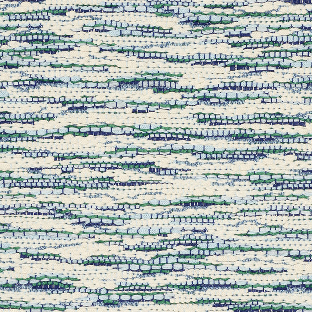 Schumacher Fabric Walker Blues 76780 FOLK ART See Sample ITALY - </p><p>Repeat: Horizontal: - and Vertical: - 53 1/2" (136CM) - My Fabric Connection -