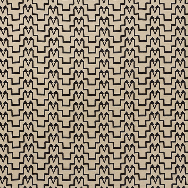 Schumacher Fabric Turkish Step Black/Natural 71240 DAVID KAIHOI See Sample TURKEY - </p><p>Repeat: Horizontal: 6 1/2" (17CM) and Vertical: 2 3/4" (7CM) 53 1/2" (136CM) - My Fabric Connection - Schumacher Fabric Turkish Step Black/Natural 71240 DAVID KAIHOI See Sample TURKEY - </p><p>Repeat: Horizontal: 6 1/2" (17CM) and Vertical: 2 3/4" (7CM) 53 1/2" (136CM) - My Fabric Connection -
