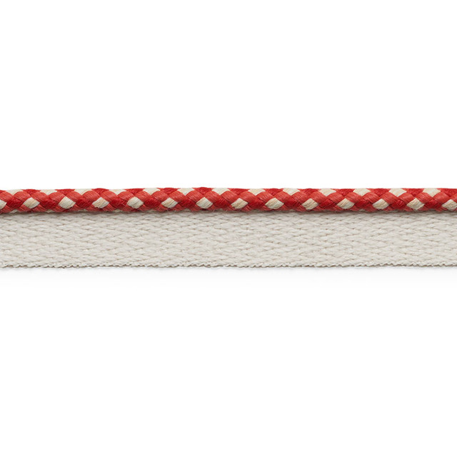 Schumacher Trim Keaton Lip Cord Red 74905 PERFECT BASICS: TRIMS See Sample UNITED KINGDOM - </p><p>Repeat: Horizontal: - and Vertical: - 3/4" (2CM) - My Fabric Connection -