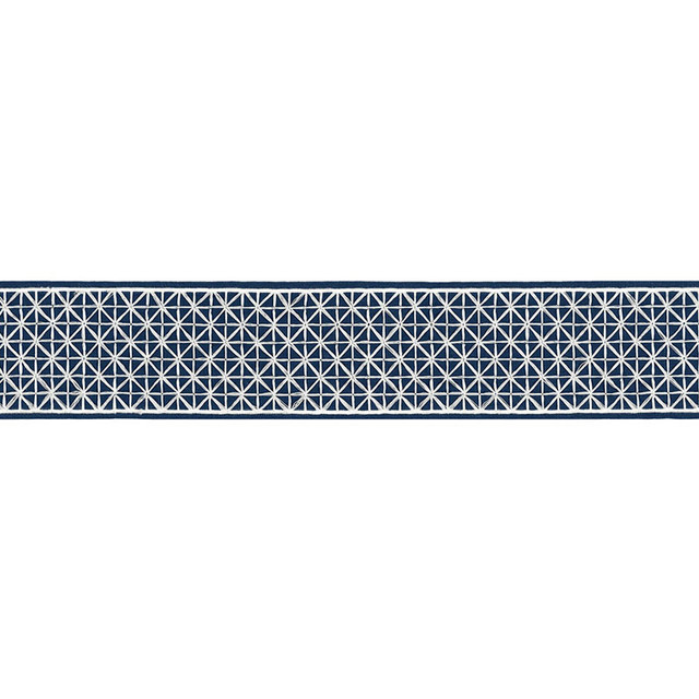 Schumacher Trim Directoire Tape Bleu Marine 68640 TIMOTHY CORRIGAN See Sample INDIA - </p><p>Repeat: Horizontal: 3/4" (2CM) and Vertical: - 3 3/8" WIDE (9 CM) - My Fabric Connection - Schumacher Trim Directoire Tape Bleu Marine 68640 TIMOTHY CORRIGAN See Sample INDIA - </p><p>Repeat: Horizontal: 3/4" (2CM) and Vertical: - 3 3/8" WIDE (9 CM) - My Fabric Connection -