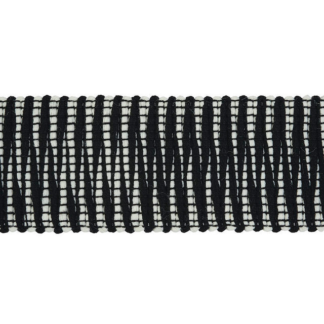 Schumacher Trim Pierce Tape Indoor/Outdoor Black 79411 INDOOR/OUTDOOR PRINTS & WOVENS V See Sample GERMANY - </p><p>Repeat: Horizontal: - and Vertical: - 1 5/8" (4CM) - My Fabric Connection - Schumacher Trim Pierce Tape Indoor/Outdoor Black 79411 INDOOR/OUTDOOR PRINTS & WOVENS V See Sample GERMANY - </p><p>Repeat: Horizontal: - and Vertical: - 1 5/8" (4CM) - My Fabric Connection -