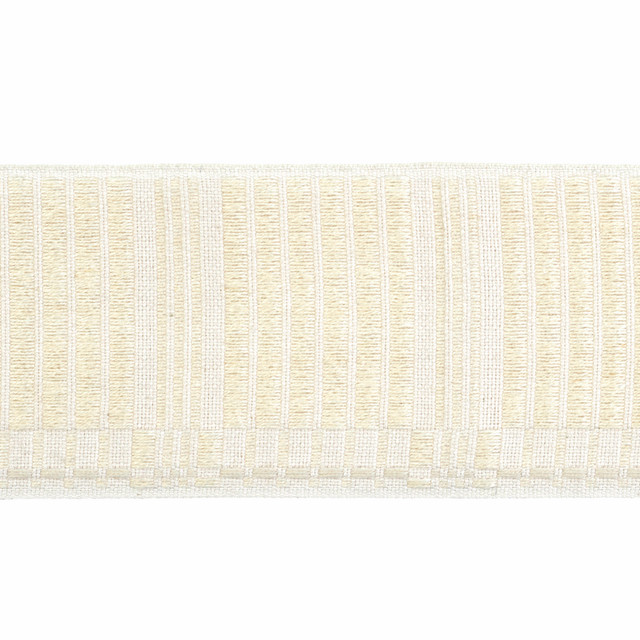 Schumacher Trim Carmo Tape Wide Ivory 79213 STEPHANIE SEAL BROWN TAPES See Sample UNITED KINGDOM - </p><p>Repeat: Horizontal: - and Vertical: - 3 1/4" (8CM) - My Fabric Connection -