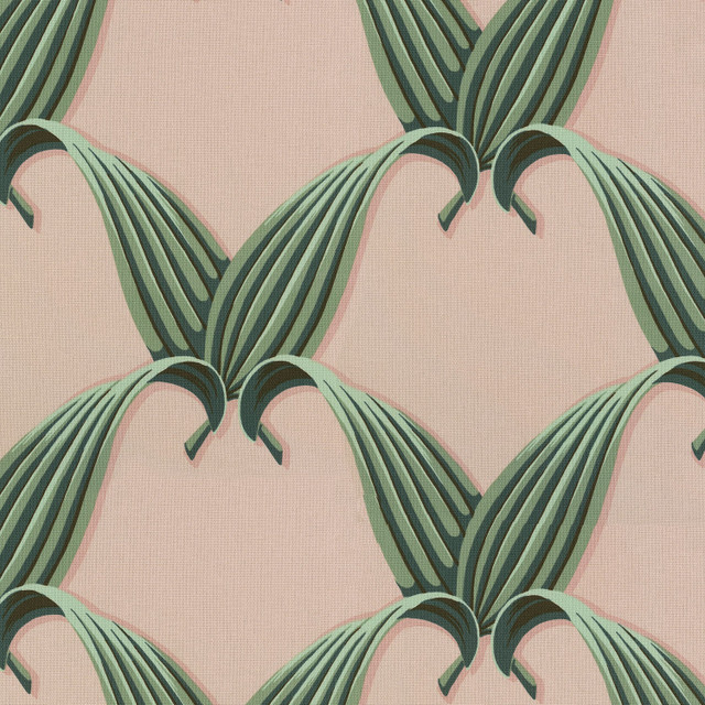 Novogratz Fabric Ombre Palm Blushing 180211 - 80% Polyester 20% Rayon China 51000 Horizontal: 27 and Vertical: 25.25 54 - My Fabric Connection -