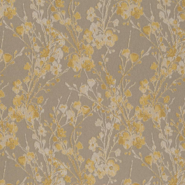 Charlotte Fabric D1643 Goldenrod Eco Patterns 100% Woven Polypropylene Made In USA Exceeds 60,000 Wyzenbeek Rubs (Heavy Duty) Horizontal 13.5" x Vertical 13.5" 54 Inches - My Fabric Connection -