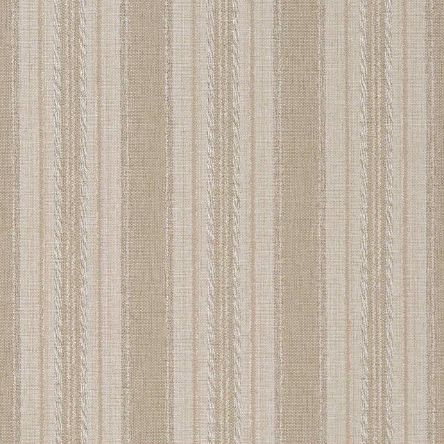 Charlotte Fabric R430 Oyster Stripe Ring Book Page #6B 100% Woven Polypropylene Made In USA Exceeds 60,000 Wyzenbeek Rubs (Heavy Duty) Horizontal 7" 54 Inches - My Fabric Connection -