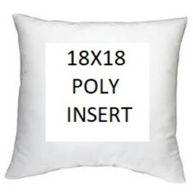 Norbar Fabric 18X18 Poly Insert PILLOW INSERT 100% POLY sHELL & FILL US - My Fabric Connection -