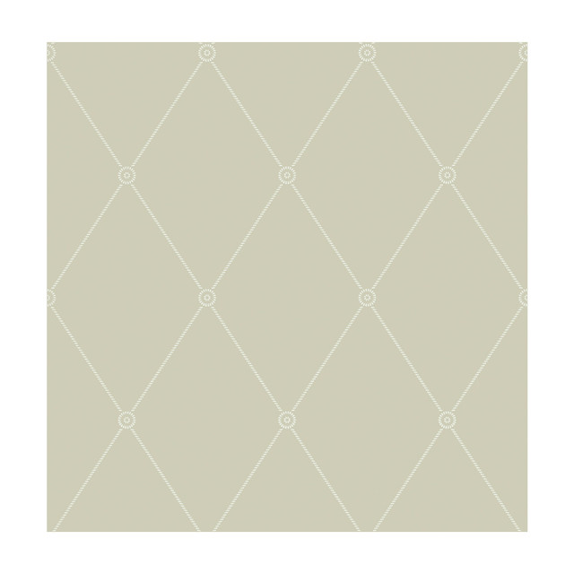 Cole & Son Wallcovering Large Georgian Rope Trellis Olive COLE & SON ARCHIVE ANTHOLOGY PAPER - 100% United Kingdom - Horizontal: - and Vertical: 10.4 20.5 - My Fabric Connection -