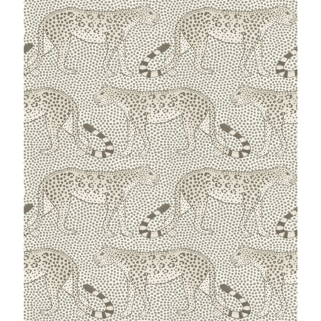 Cole & Son Wallcovering Leopard Walk Black & White COLE & SON ARDMORE PAPER - 100% United Kingdom - Horizontal: - and Vertical: 12 20.5 - My Fabric Connection -