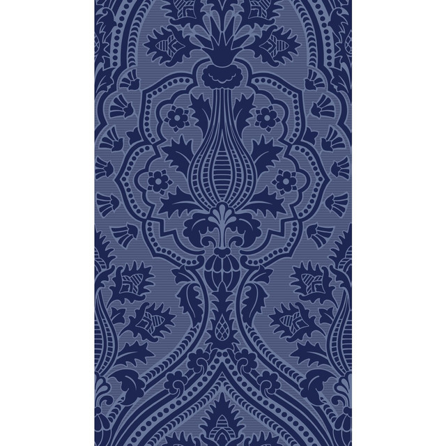 Cole & Son Wallcovering Pugin Palace Flock Hyacin COLE & SON PEARWOOD PAPER - 100% United Kingdom - Horizontal: 20.5 and Vertical: 35.4 20.5 - My Fabric Connection -