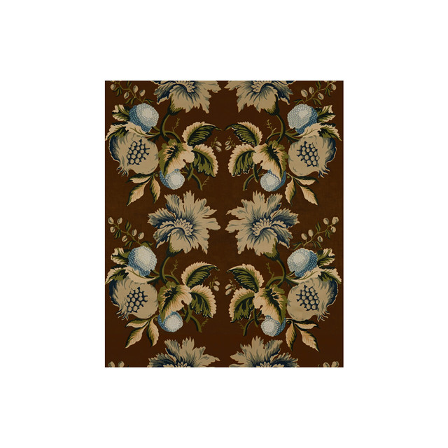 Lee Jofa Fabric Jessup Sepia/Indigo OSCAR DE LA RENTA II COTTON - 100% Thailand - Horizontal: 24 and Vertical: 28 48 - My Fabric Connection -