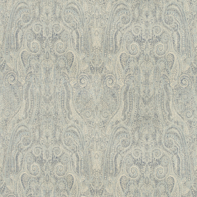 Lee Jofa Fabric Foxhill Paisley Denim MANOR HOUSE VISCOSE FLAX - 36%;ACRYLIC CHENILLE - 31%;LINEN - 18%;COTTON - 12%;POLYESTER - 3% Italy - Horizontal: 27 and Vertical: 36 54 - My Fabric Connection -