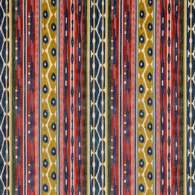 Lee Jofa Fabric Desning Velvet Red/Blue HARLINGTON VELVETS SPUN VISCOSE - 55%;COTTON - 45% India HEAVY Horizontal: 26.97 and Vertical: 14.48 55 - My Fabric Connection -