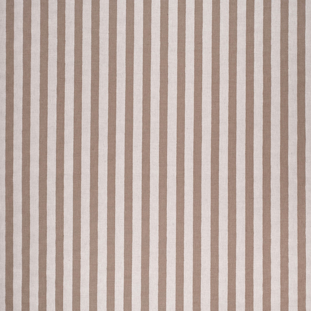Lee Jofa Fabric Melba Stripe Brown/Ecru PAOLO MOSCHINO FABRICS LINEN - 67%;COTTON - 33% United Kingdom HEAVY Horizontal: 1.97 and Vertical: 0 50 - My Fabric Connection -