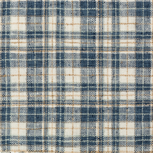 Kravet Basics Fabric Pallepola Indigo CEYLON POLYESTER - 100% India LIGHT Horizontal: 3.75 and Vertical: 4 54 - My Fabric Connection -