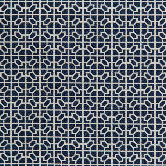 Kravet Design Fabric Raia Navy INDOOR / OUTDOOR ACRYLIC - 66%;POLYESTER - 34% China HEAVY Horizontal: 2 and Vertical: 2 54 - My Fabric Connection -