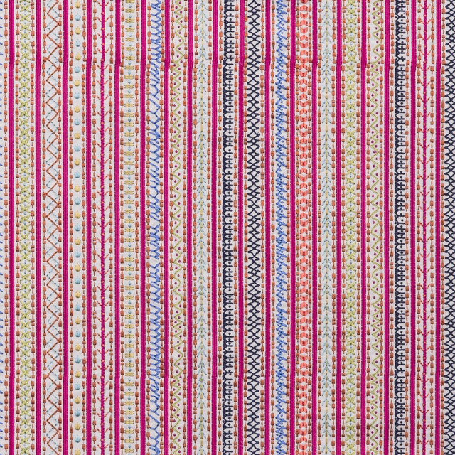 Lee Jofa Fabric Capri Pink BLITHFIELD COTTON - 100% India - Horizontal: 24.6 and Vertical: 1.4 52 - My Fabric Connection -